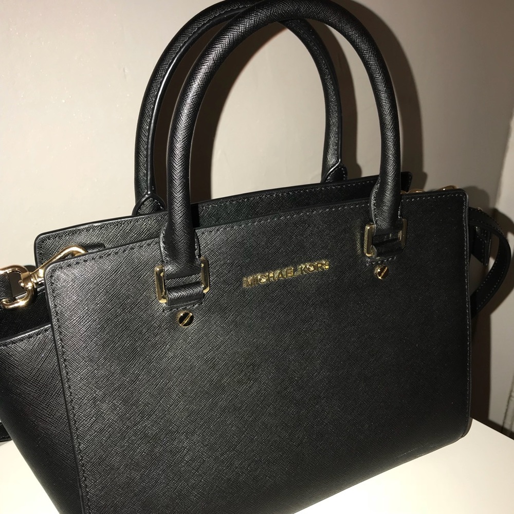 Selma Saffiano Leather Satchel - Picture 8 of 8